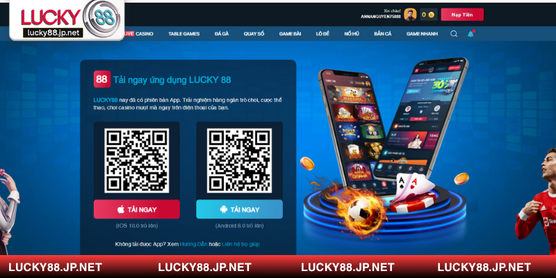 Nhà cái đã phát triển ứng dụng cho cả hai nền tảng Android và iOS