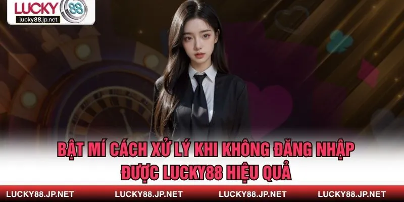 Bật Mí Cách Xử Lý Khi Không Đăng Nhập Được Lucky88 Hiệu Quả
